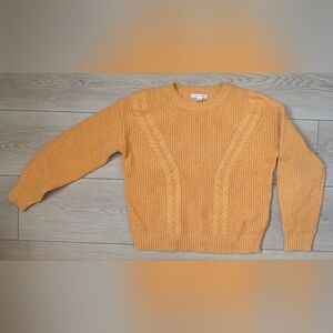Cozy Yellow Knit Sweater